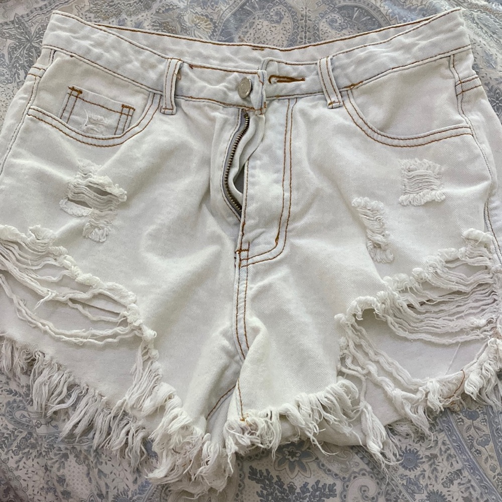 White shorts